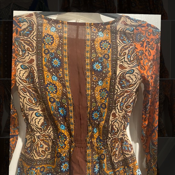 Free People - brand new top  size x-small brown - Picture 10 of 11